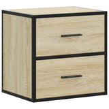 Wall-mounted Bedside Cabinets 2 pcs Sonoma Oak 40x31x39.5 cm