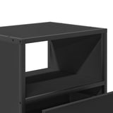 Wall-mounted Bedside Cabinets 2 pcs Black 40x31x39.5 cm