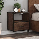 Wall-mounted Bedside Cabinets 2 pcs Brown Oak 40x31x39.5 cm