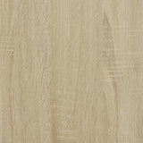 Bathroom Cabinet Sonoma Oak 32x34x188.5 cm Engineered Wood