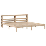 Bed Frame without Mattress 180x200 cm Super King Solid Wood Pine