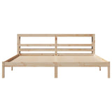 Bed Frame without Mattress 180x200 cm Super King Solid Wood Pine