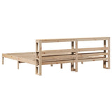 Bed Frame without Mattress 180x200 cm Super King Solid Wood Pine