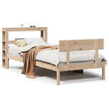 Bed Frame without Mattress 90x190 cm Single Solid Wood Pine