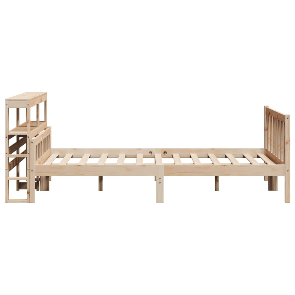 Bed Frame without Mattress 160x200 cm Solid Wood Pine