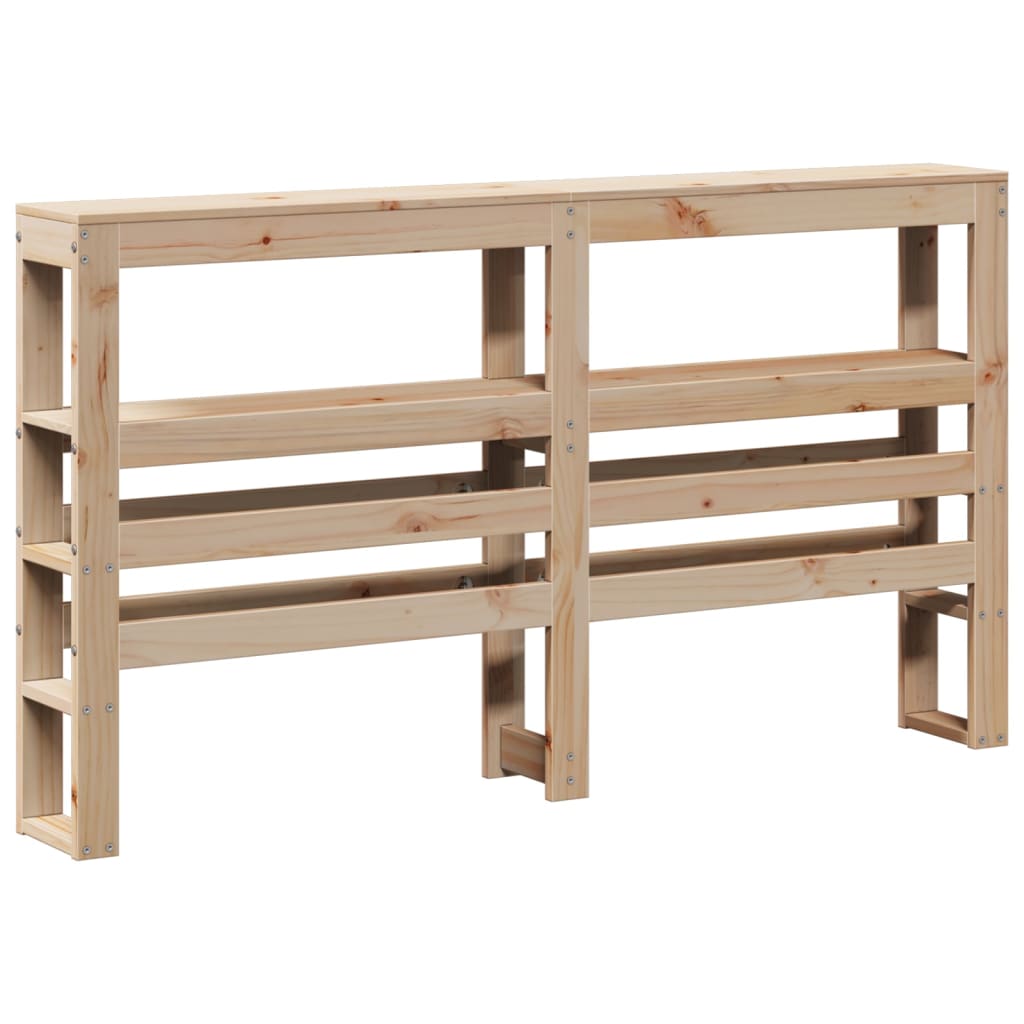 Bed Frame without Mattress 120x190 cm Small Double Solid Wood Pine