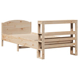 Bed Frame without Mattress 90x200 cm Solid Wood Pine