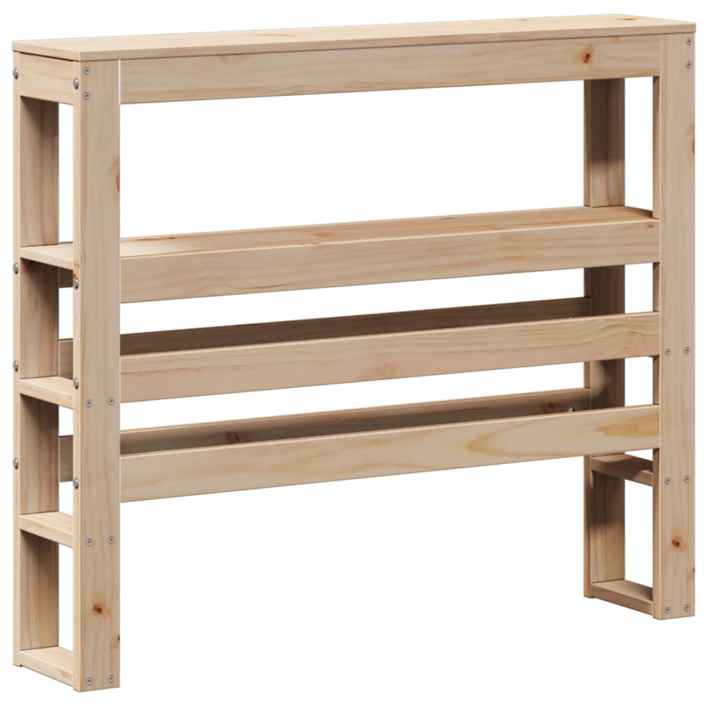 Bed Frame without Mattress 90x200 cm Solid Wood Pine