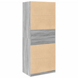 Wardrobe Grey Sonoma 80x50x200 cm Engineered Wood