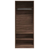 Wardrobe Brown Oak 80x50x200 cm Engineered Wood