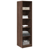 Wardrobe Brown Oak 50x50x200 cm Engineered Wood