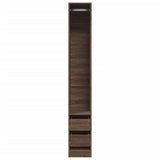 Wardrobe Brown Oak 30x50x200 cm Engineered Wood