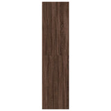 Wardrobe Brown Oak 80x50x200 cm Engineered Wood