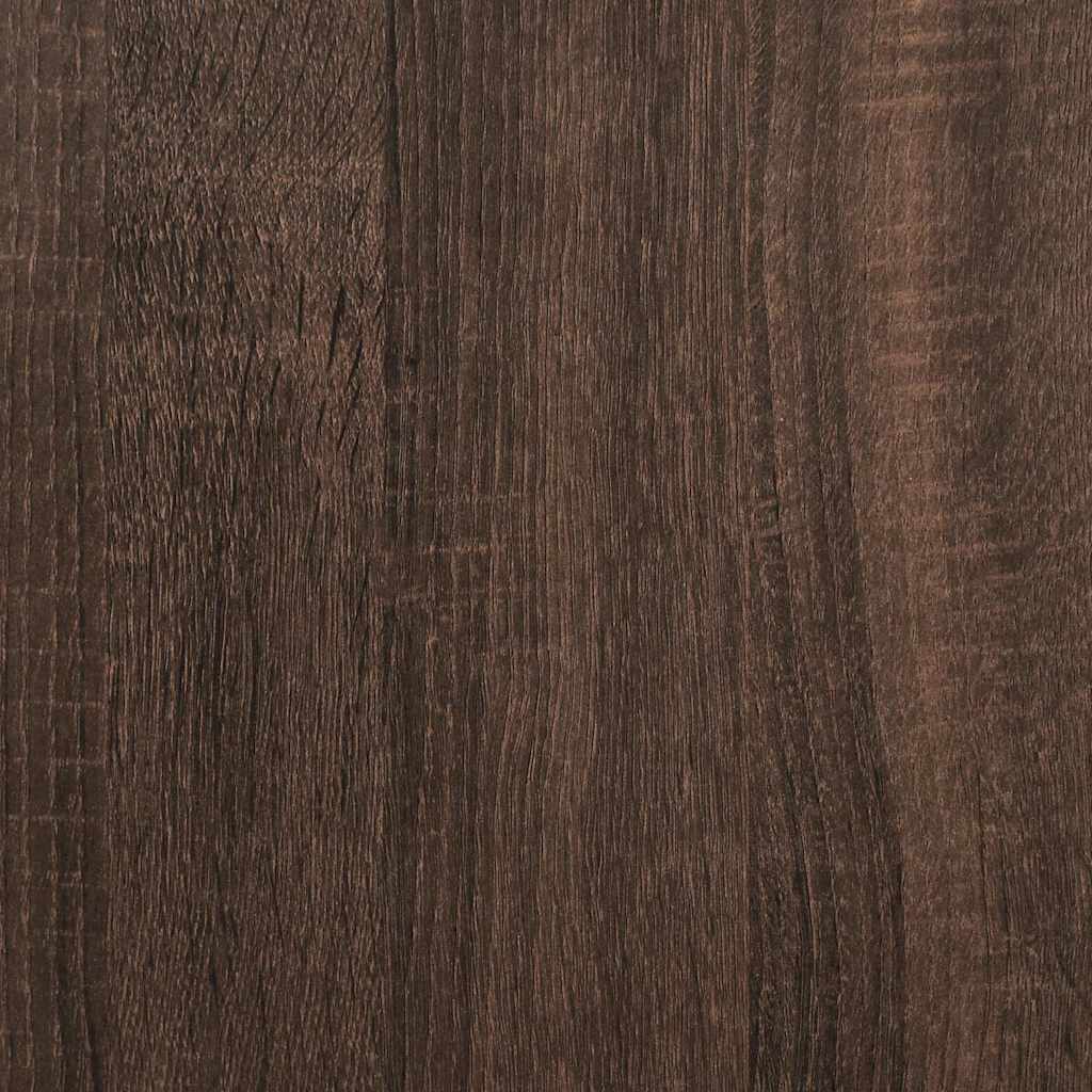 Wardrobe Brown Oak 80x50x200 cm Engineered Wood