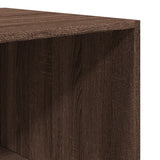 Wardrobe Brown Oak 80x50x200 cm Engineered Wood