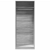 Wardrobe Grey Sonoma 80x50x200 cm Engineered Wood