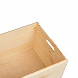 Wooden Box with Handles 40x30x23 cm Solid Wood Pine