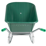 Wheelbarrow Green 90 L 150 kg Galvanised Steel and Plastic