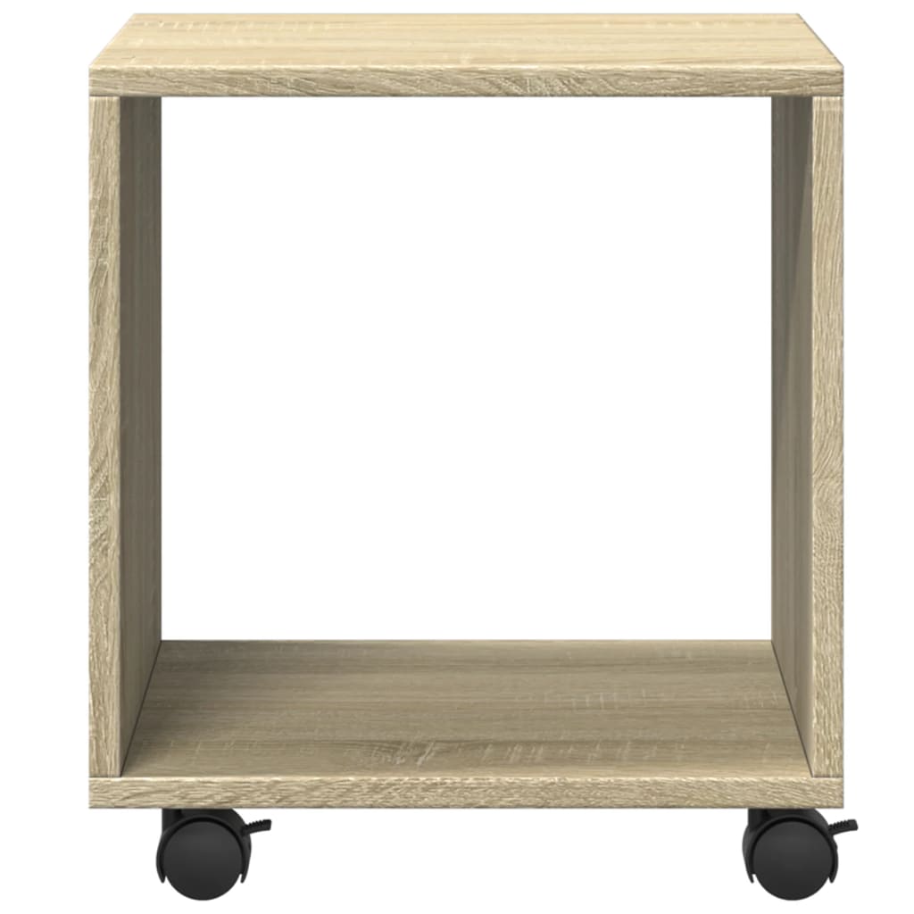  Rolling Cabinet Sonoma Oak 37x33x42.5 cm Engineered Wood