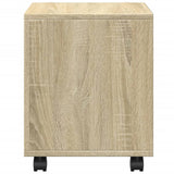  Rolling Cabinet Sonoma Oak 37x33x42.5 cm Engineered Wood