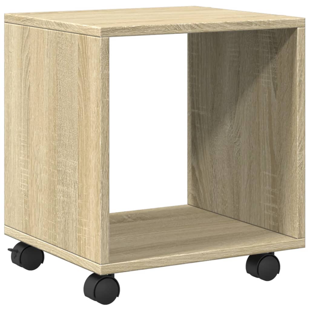  Rolling Cabinet Sonoma Oak 37x33x42.5 cm Engineered Wood