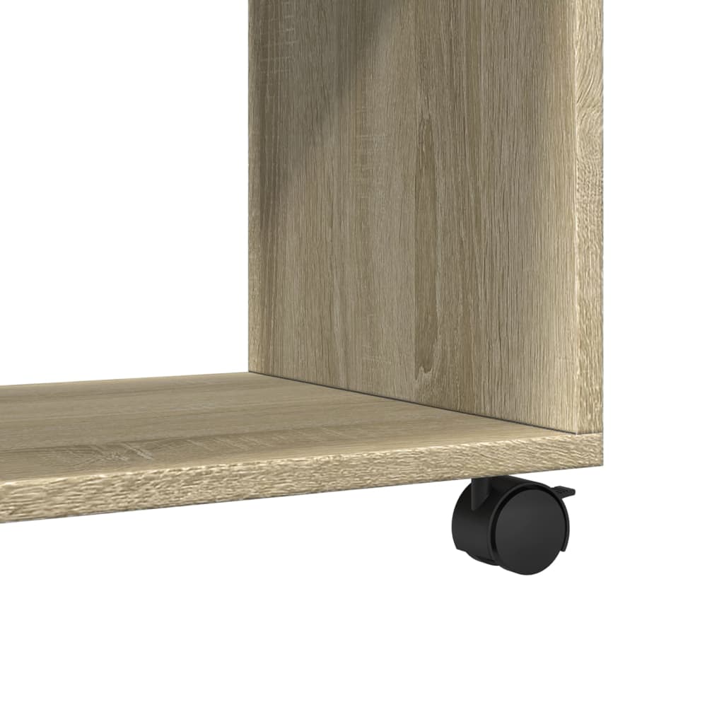  Rolling Cabinet Sonoma Oak 37x33x42.5 cm Engineered Wood