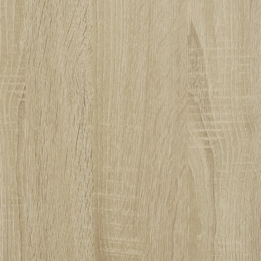  Rolling Cabinet Sonoma Oak 37x33x42.5 cm Engineered Wood