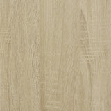  Rolling Cabinet Sonoma Oak 37x33x42.5 cm Engineered Wood