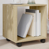  Rolling Cabinet Sonoma Oak 37x33x42.5 cm Engineered Wood