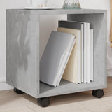  Rolling Cabinet Concrete Grey 37x33x42.5 cm Engineered Wood