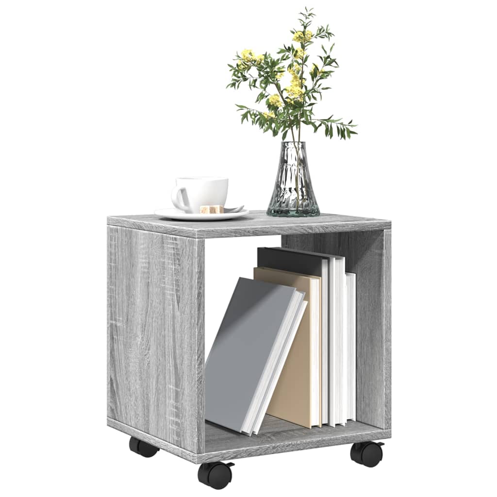  Rolling Cabinet Grey Sonoma 37x33x42.5 cm Engineered Wood