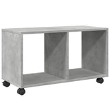  Rolling Cabinet Concrete Grey 72x33x42.5 cm Engineered Wood