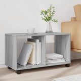  Rolling Cabinet Grey Sonoma 72x33x42.5 cm Engineered Wood