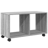  Rolling Cabinet Grey Sonoma 72x33x42.5 cm Engineered Wood