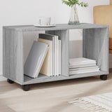  Rolling Cabinet Grey Sonoma 72x33x42.5 cm Engineered Wood