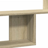 Wall Shelf Sonoma Oak 100x15x70 cm Engineered Wood