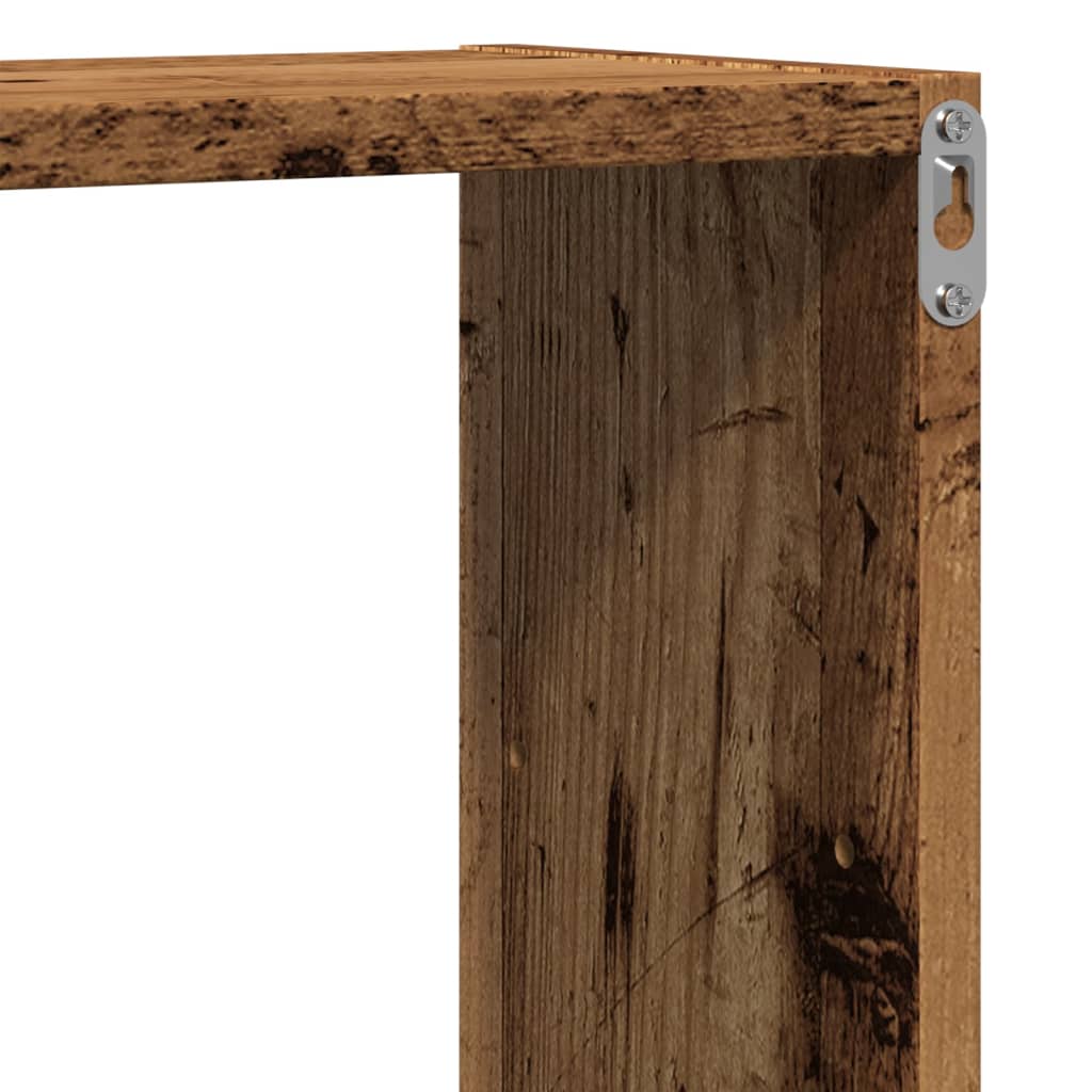 Wall Shelf Old Wood 96x18x60 cm Engineered Wood