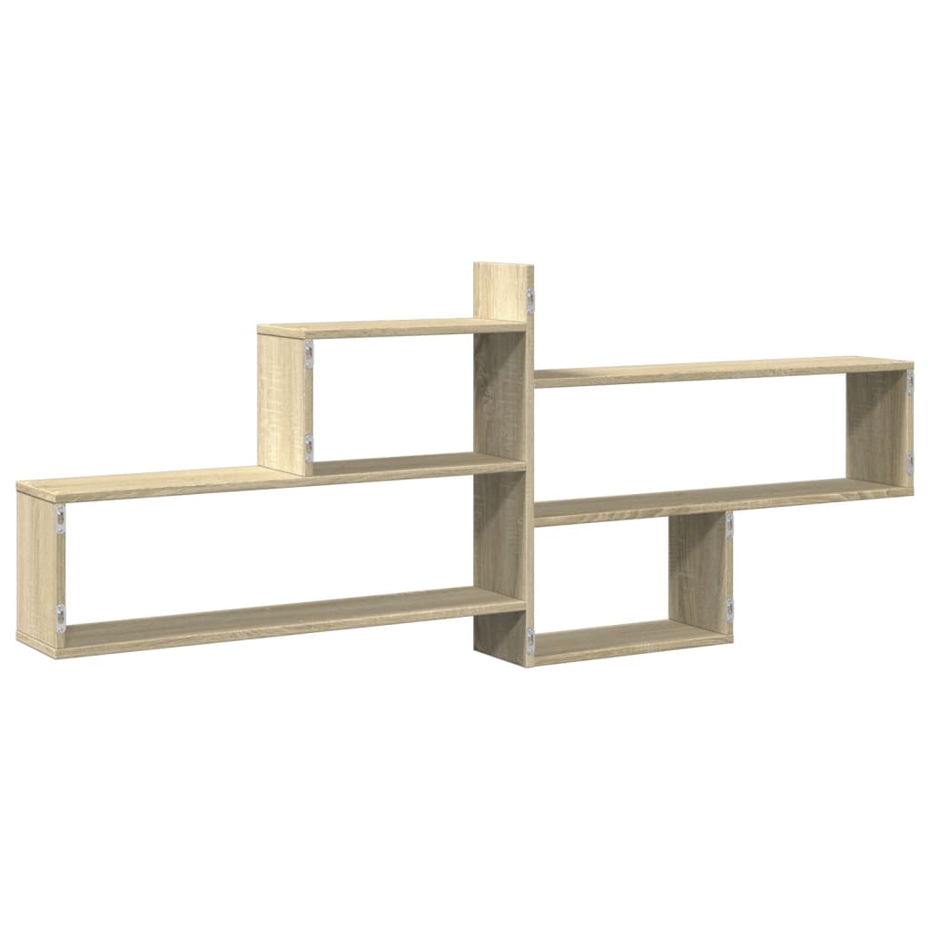 Wall Shelf Sonoma Oak 167.5x18x68 cm Engineered Wood