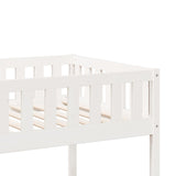 Bunk Bed White 75x190 cm Solid Wood Pine