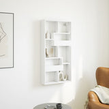 Wall Cabinet White 50x15x100 cm Engineered Wood