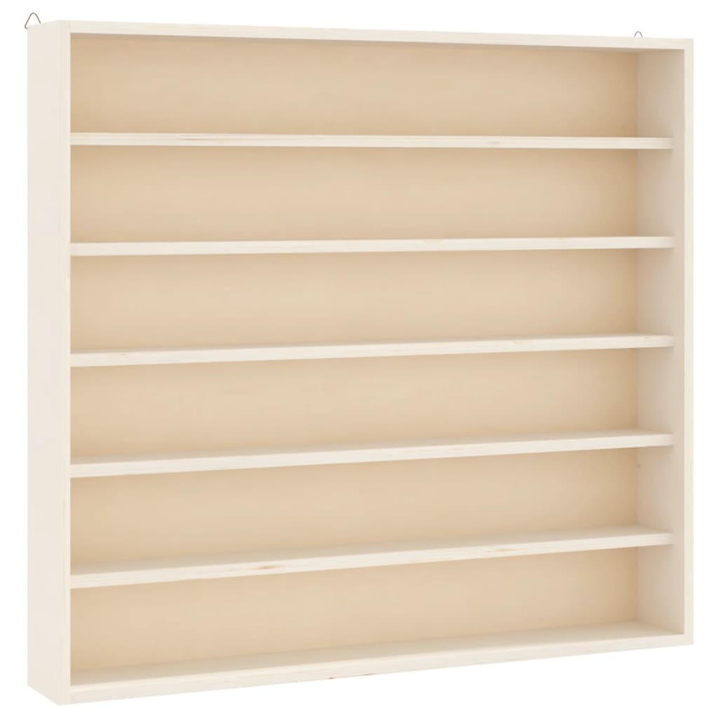 Wooden Collector's Display Case with 6 Shelves 60x8.5x55cm