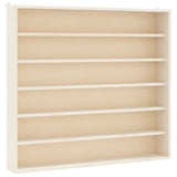 Wooden Collector's Display Case with 6 Shelves 60x8.5x55cm