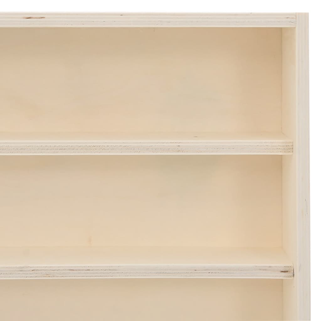 Wooden Collector's Display Case with 6 Shelves 100x8.5x55cm