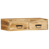 Wall-mounted TV Cabinet 80x30x19 cm Solid Rough Wood Mango