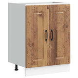 Sink Base Cabinet Kalmar Old Wood 60x46x81.5 cm Engineered Wood