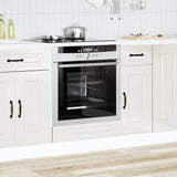 Oven Cabinet Kalmar High Gloss White Engineered Wood