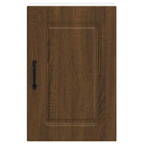 Kitchen Wall Cabinet Kalmar Brown Oak Engineered Wood