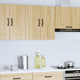 Kitchen Wall Cabinet Kalmar Sonoma Oak Engineered Wood