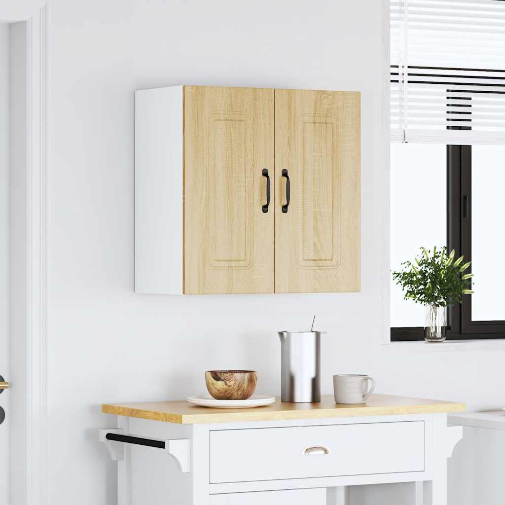 Kitchen Wall Cabinet Kalmar Sonoma Oak Engineered Wood