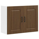 Kitchen Wall Cabinet Kalmar Brown Oak Engineered Wood